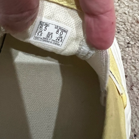 Vans yellow orange blue men’s 6.5 women’s 8 ultracush - Picture 5 of 8